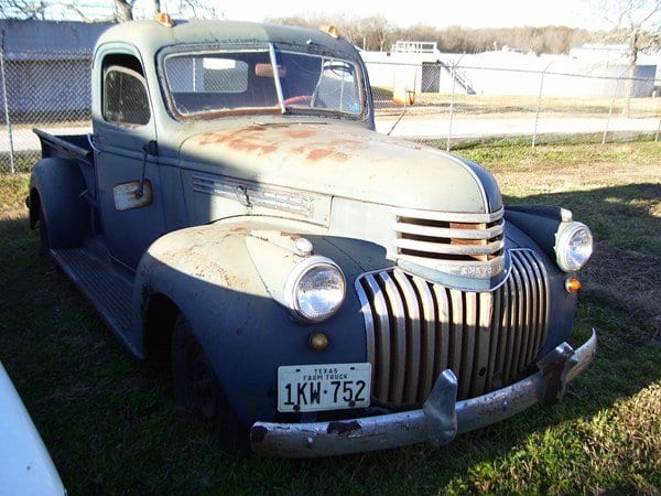 46 Chevy truck before